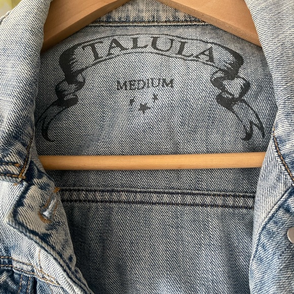 Talula Denim faux leather jacket - Picture 3 of 4